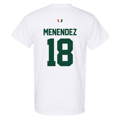 Miami - NCAA Baseball : Frank Menendez - Classic Shersey T-Shirt-1