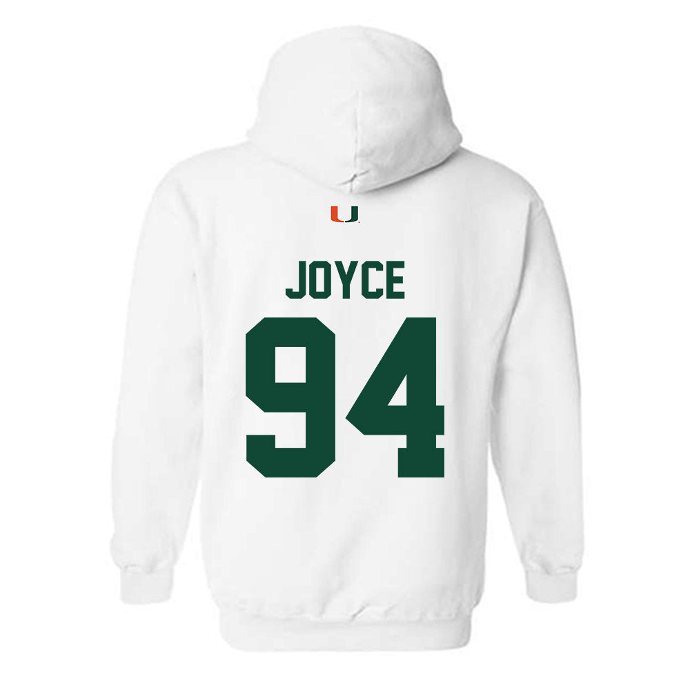Miami - NCAA Football : Dylan Joyce - Classic Shersey Hooded Sweatshirt-1