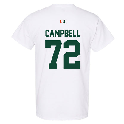 Miami - NCAA Football : Demetrius Campbell - Classic Shersey T-Shirt-1