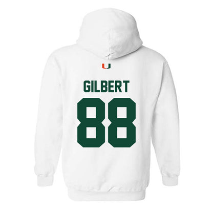 Miami - NCAA Football : Luka Gilbert - Classic Shersey Hooded Sweatshirt-1