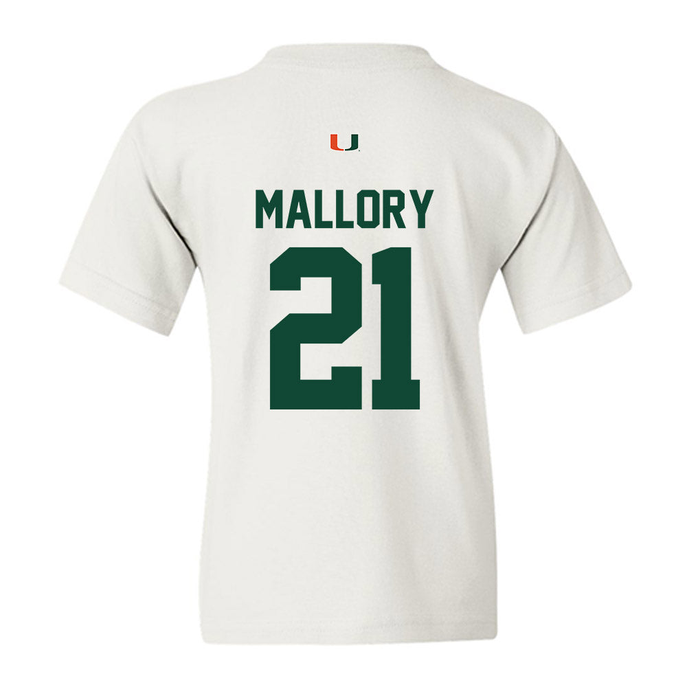 Miami - NCAA Football : Javian Mallory - Classic Shersey Youth T-Shirt-1