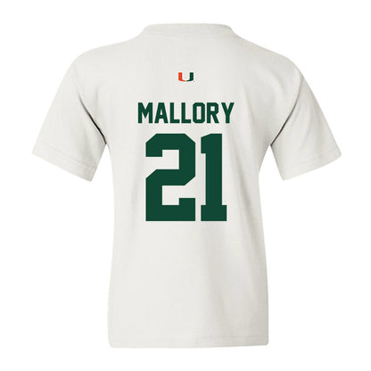 Miami - NCAA Football : Javian Mallory - Classic Shersey Youth T-Shirt-1