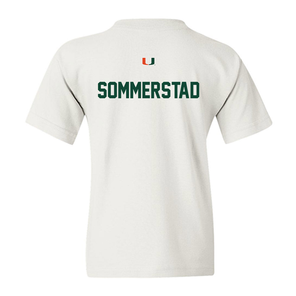 Miami - NCAA Women's Swimming & Diving : Kate Sommerstad - Classic Shersey Youth T-Shirt-1