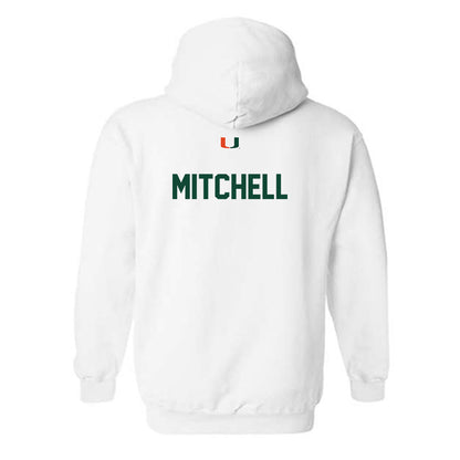 Miami - NCAA Men's Track & Field : Cason Mitchell - Classic Shersey Hooded Sweatshirt-1