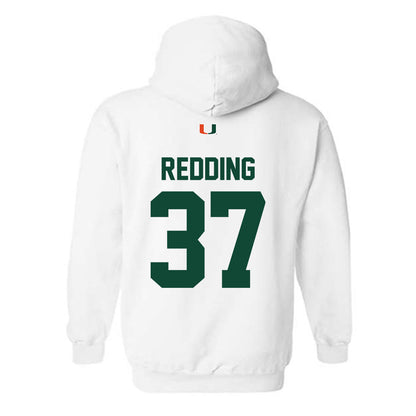 Miami - NCAA Football : Cortez Redding - Classic Shersey Hooded Sweatshirt-1
