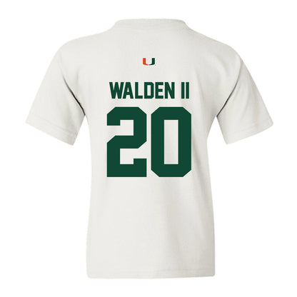 Miami - NCAA Football : Terrell Walden II - Classic Shersey Youth T-Shirt-1
