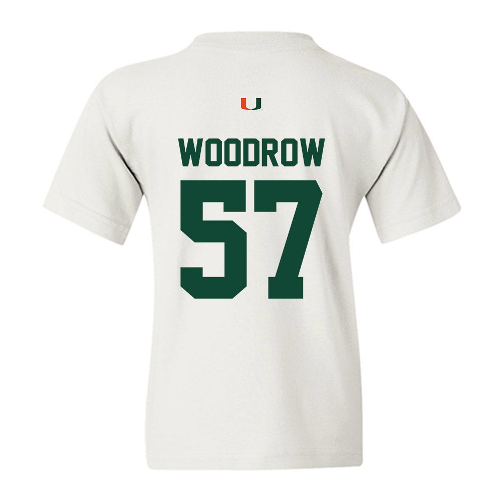 Miami - NCAA Football : Rhys Woodrow - Classic Shersey Youth T-Shirt-1
