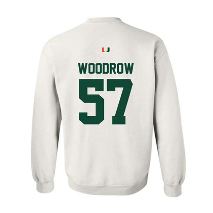 Miami - NCAA Football : Rhys Woodrow - Classic Shersey Crewneck Sweatshirt-1