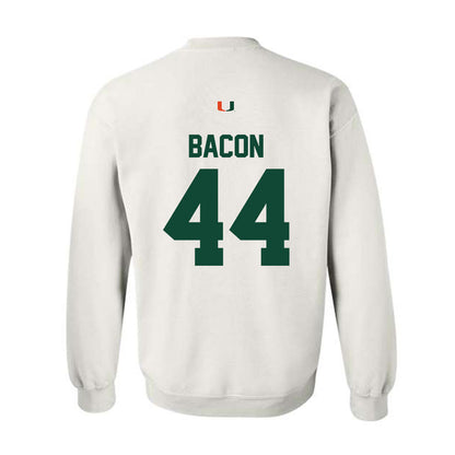 Miami - NCAA Football : Tyson Bacon - Classic Shersey Crewneck Sweatshirt-1