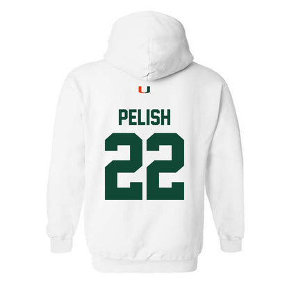 Miami - NCAA Women's Basketball : Simone Pelish - Classic Shersey Hooded Sweatshirt