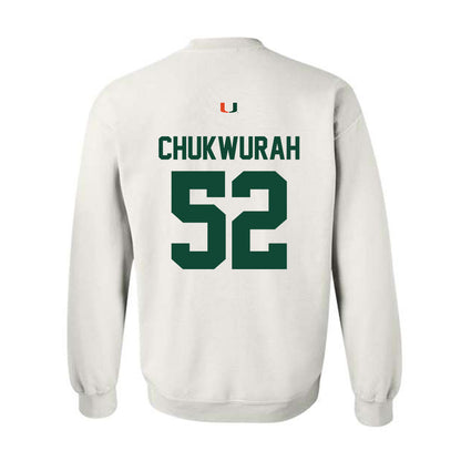 Miami - NCAA Football : Isaac Chukwurah - Classic Shersey Crewneck Sweatshirt-1