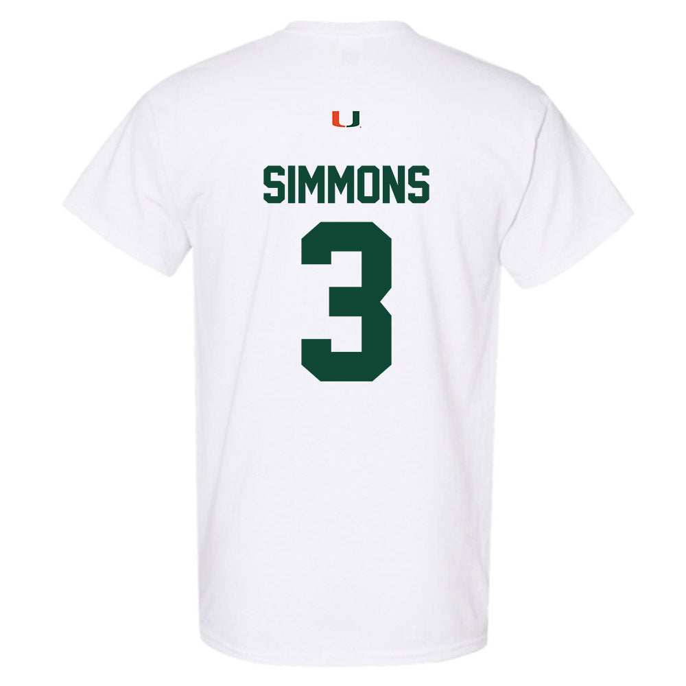 Miami - NCAA Women's Soccer : Noelle Simmons - Classic Shersey T-Shirt-1