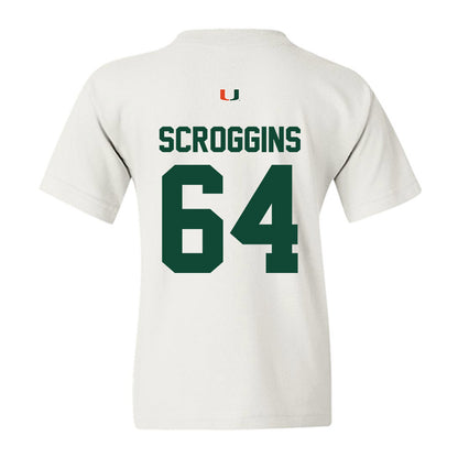 Miami - NCAA Football : Ralph Scroggins - Classic Shersey Youth T-Shirt-1