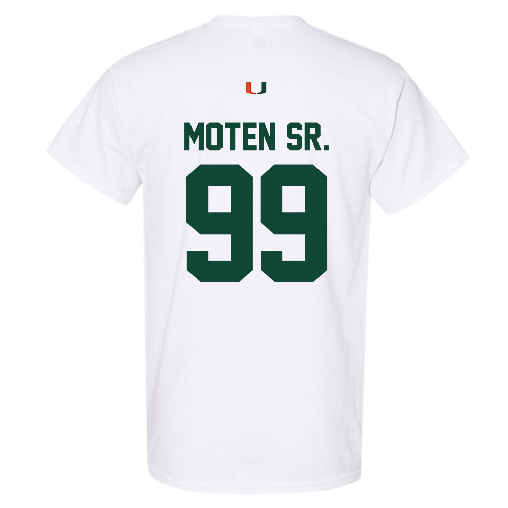 Miami - NCAA Football : Ahmad Moten Sr. - Classic Shersey T-Shirt-1