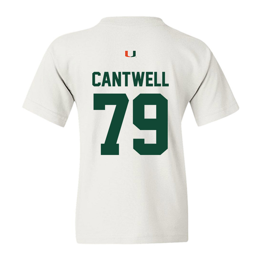 Miami - NCAA Football : Jackson Cantwell - Classic Shersey Youth T-Shirt-1