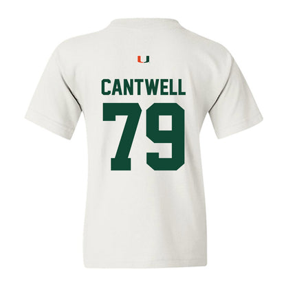 Miami - NCAA Football : Jackson Cantwell - Classic Shersey Youth T-Shirt-1