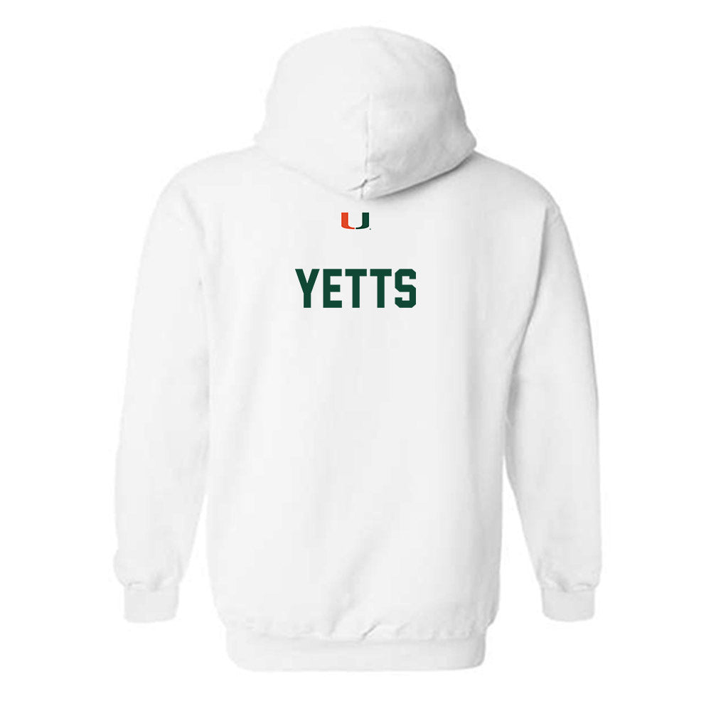 Miami - NCAA Cheerleading : Bella Yetts - Classic Shersey Hooded Sweatshirt-1