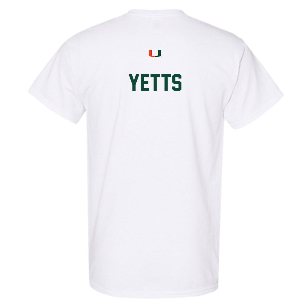 Miami - NCAA Cheerleading : Bella Yetts - Classic Shersey T-Shirt-1