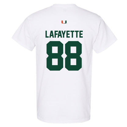 Miami - NCAA Football : DeAnthony Lafayette - Classic Shersey T-Shirt-1