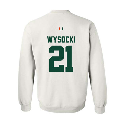 Miami - NCAA Women's Soccer : Carlie Wysocki - Classic Shersey Crewneck Sweatshirt-1