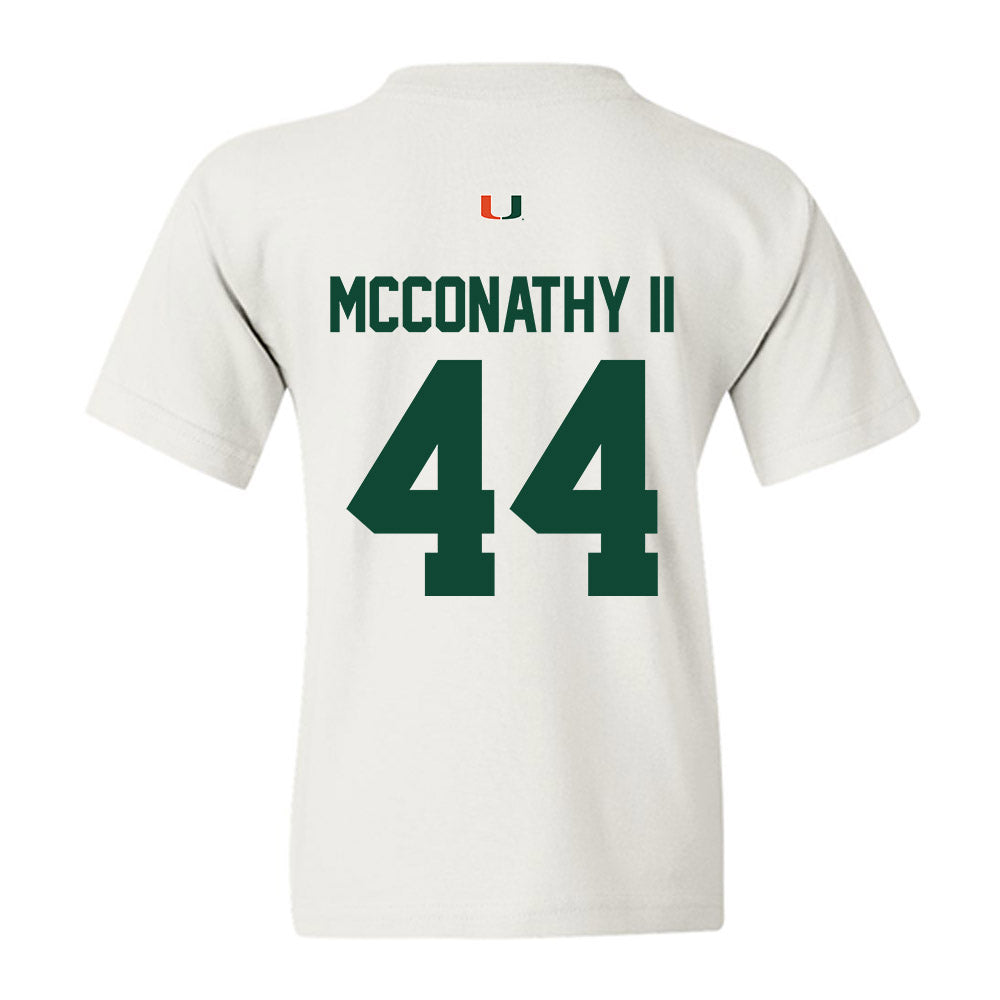 Miami - NCAA Football : Cole McConathy II - Classic Shersey Youth T-Shirt-1