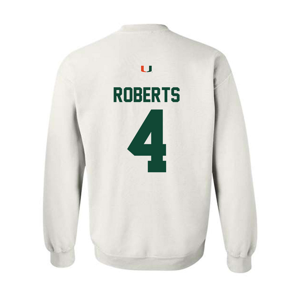Miami - NCAA Women's Basketball : Jasmyne Roberts - Classic Shersey Crewneck Sweatshirt
