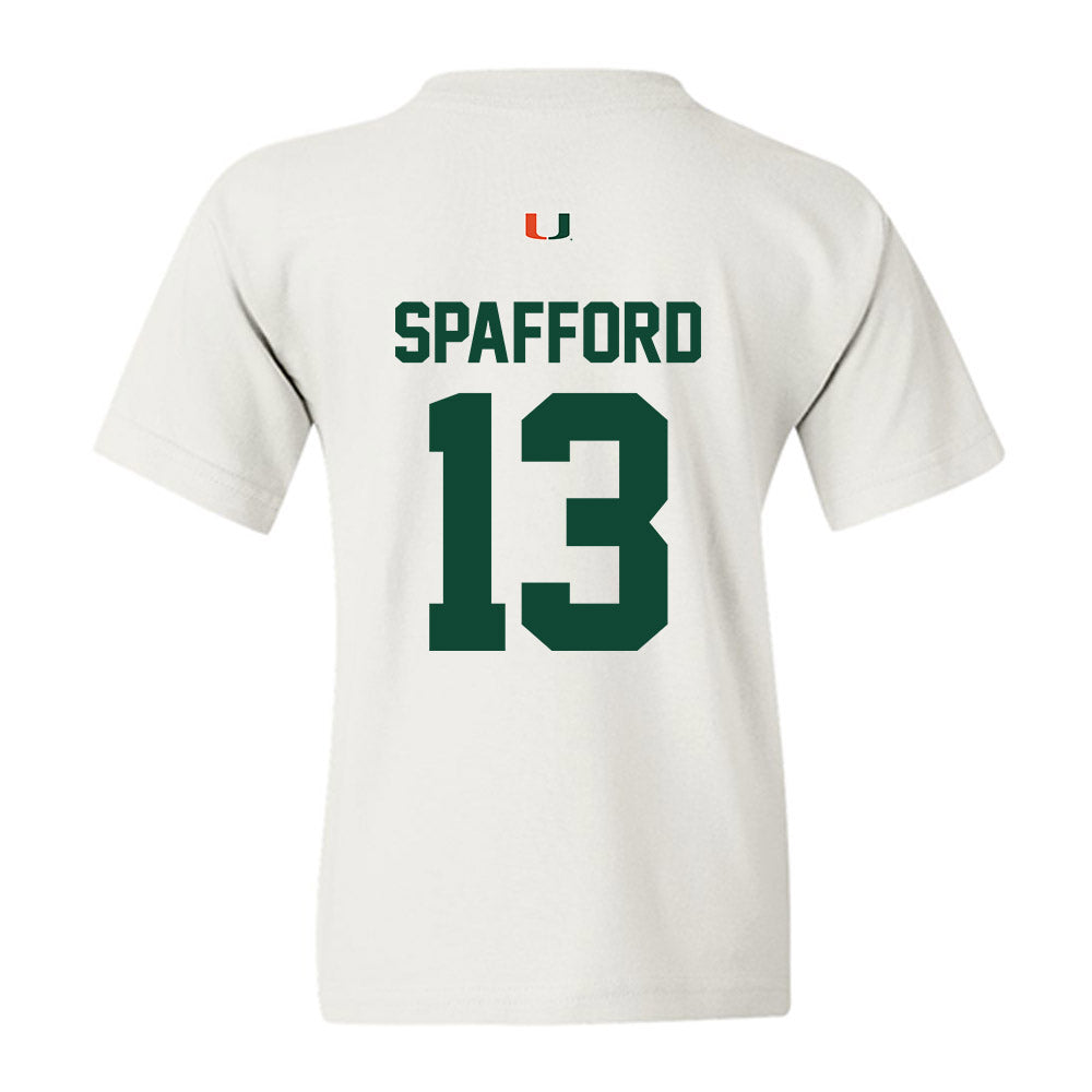 Miami - NCAA Football : Vance Spafford - Classic Shersey Youth T-Shirt-1
