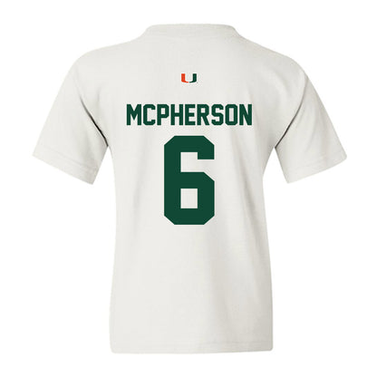 Miami - NCAA Women's Soccer : Jaileah Mcpherson - Classic Shersey Youth T-Shirt-1