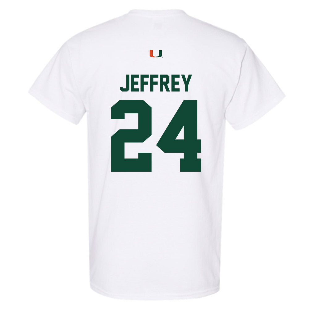 Miami - NCAA Baseball : Donavan Jeffrey - Classic Shersey T-Shirt-1