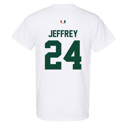 Miami - NCAA Baseball : Donavan Jeffrey - Classic Shersey T-Shirt-1