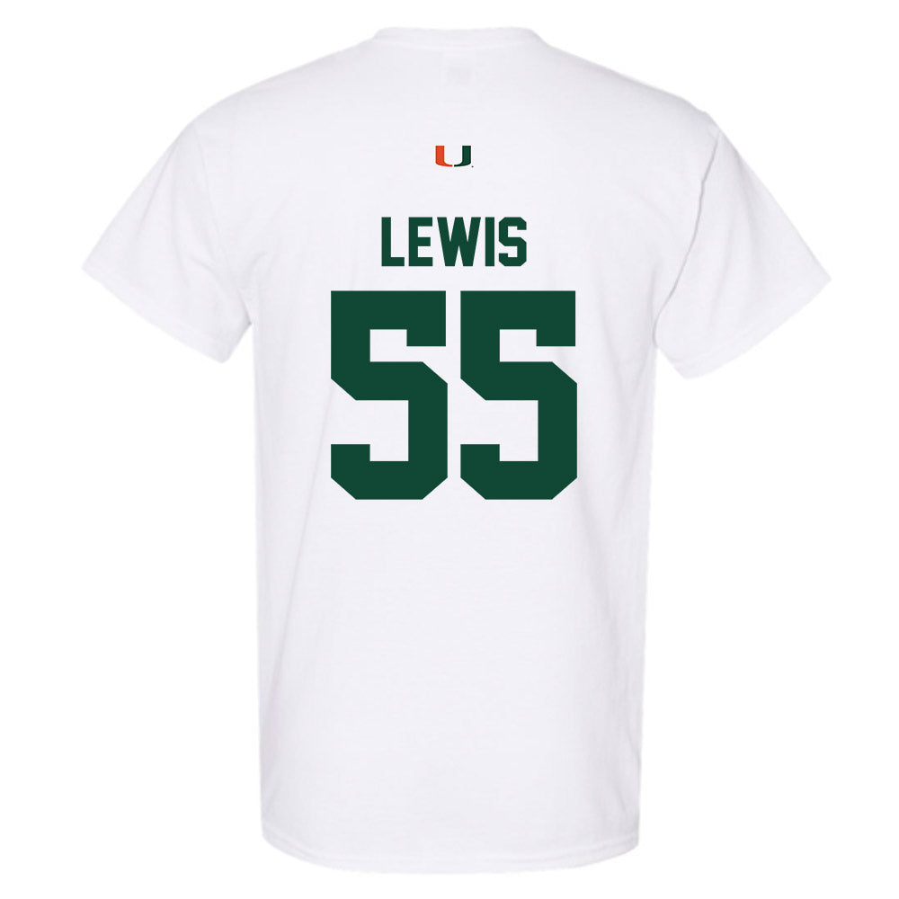 Miami - NCAA Men's Basketball : Acaden Lewis - Classic Shersey T-Shirt-1