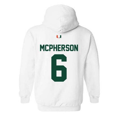 Miami - NCAA Women's Soccer : Jaileah Mcpherson - Classic Shersey Hooded Sweatshirt-1