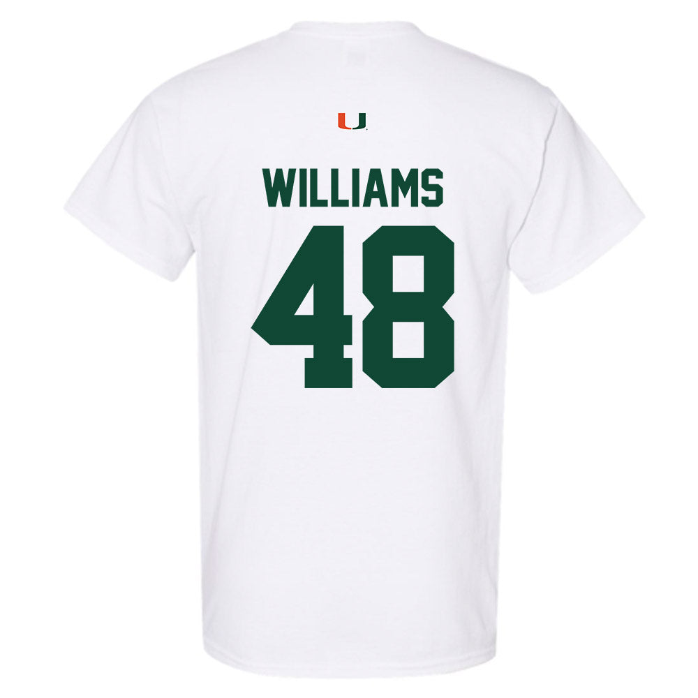 Miami - NCAA Football : Andres Williams - Classic Shersey T-Shirt-1