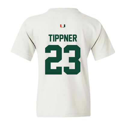 Miami - NCAA Women's Basketball : Meredith Tippner - Classic Shersey Youth T-Shirt-1