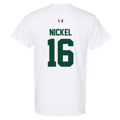 Miami - NCAA Football : Luke Nickel - Classic Shersey T-Shirt-1