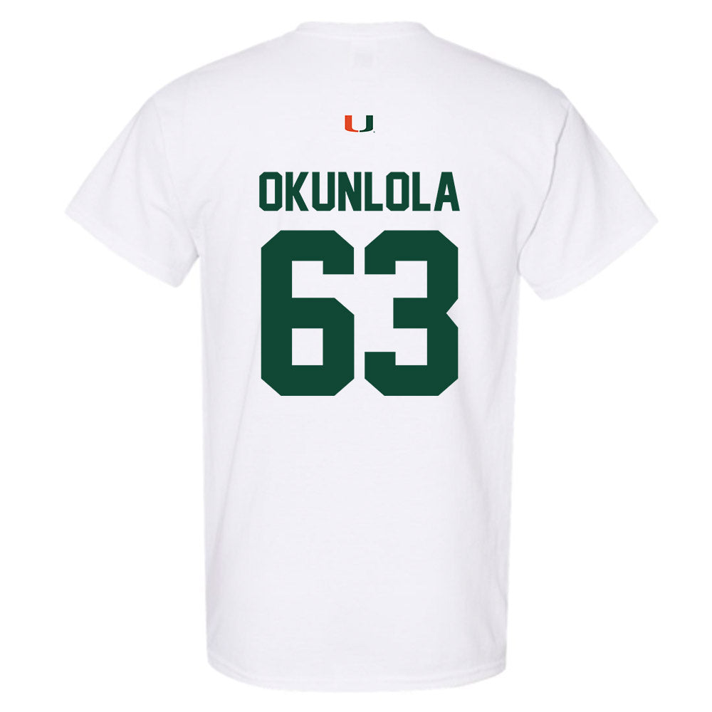 Miami - NCAA Football : Samson Okunlola - Classic Shersey T-Shirt-1