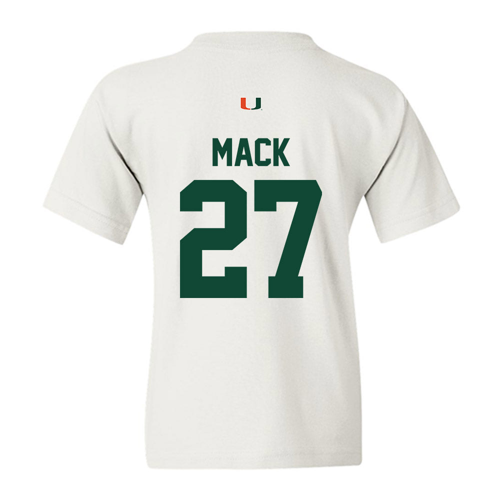 Miami - NCAA Football : Ryan Mack - Classic Shersey Youth T-Shirt-1