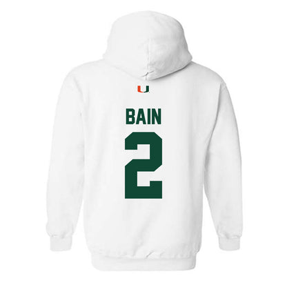 Miami - NCAA Women's Volleyball : Avery Bain - Classic Shersey Hooded Sweatshirt-1