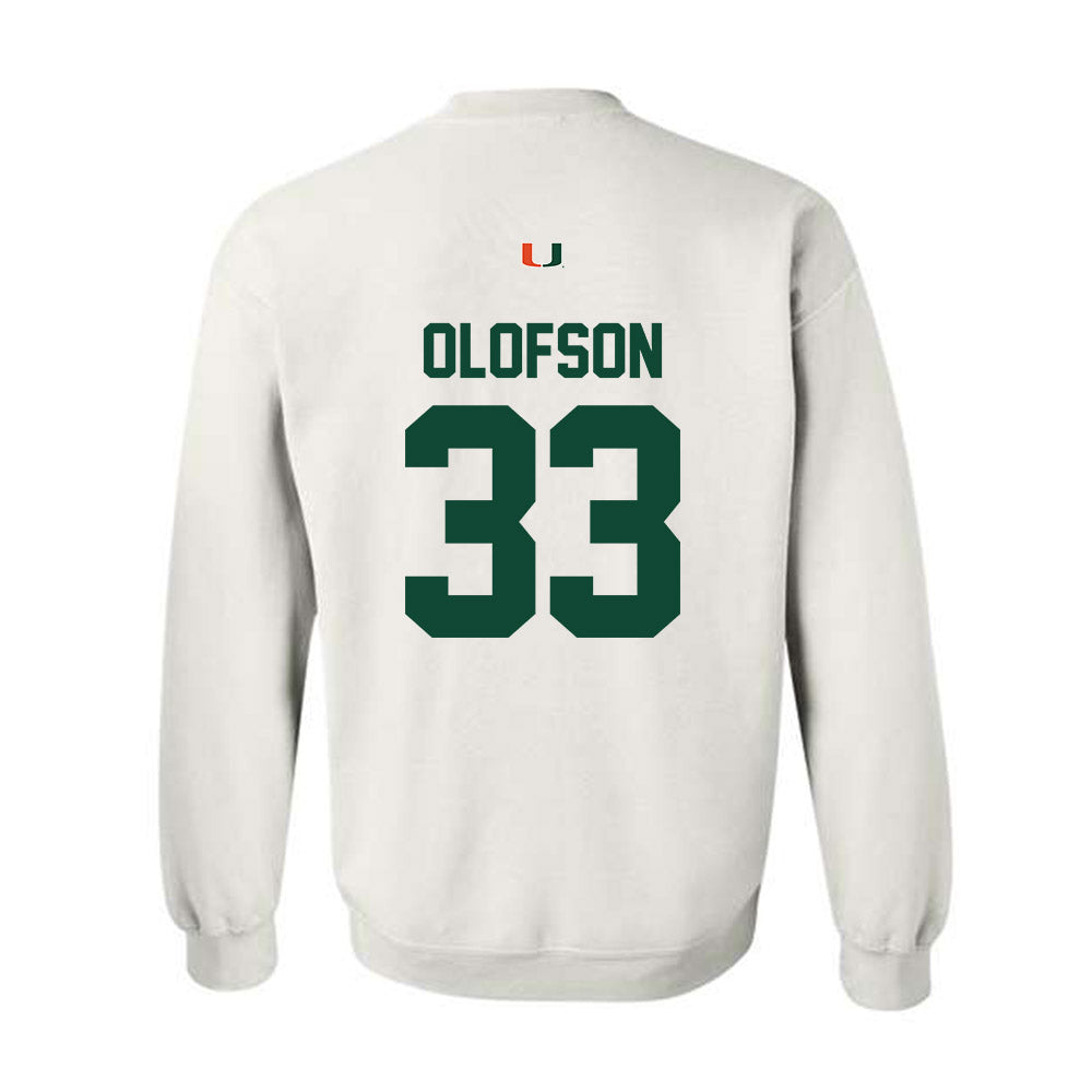 Miami - NCAA Women's Soccer : Atlee Olofson - Classic Shersey Crewneck Sweatshirt-1