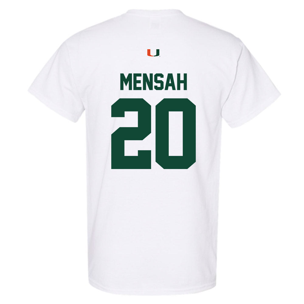 Miami - NCAA Women's Soccer : Grace Mensah - Classic Shersey T-Shirt-1