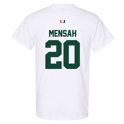 Miami - NCAA Women's Soccer : Grace Mensah - Classic Shersey T-Shirt-1