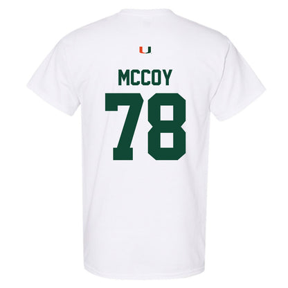 Miami - NCAA Football : Matthew McCoy - Classic Shersey T-Shirt-1