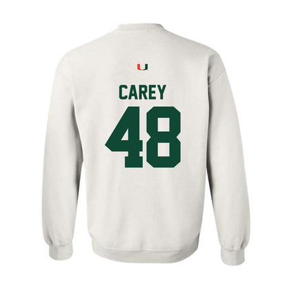 Miami - NCAA Women's Soccer : sage carey - Classic Shersey Crewneck Sweatshirt-1