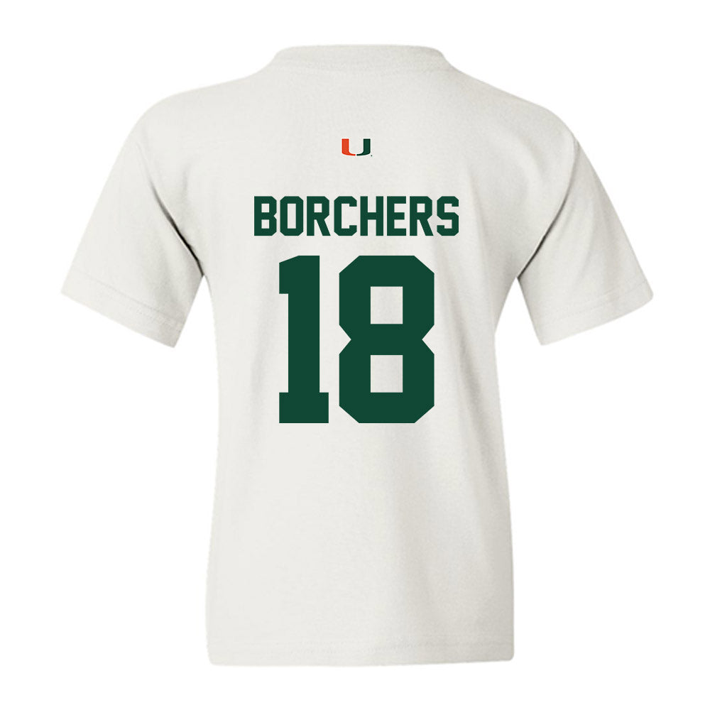 Miami - NCAA Football : Joe Borchers - Classic Shersey Youth T-Shirt-1