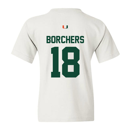 Miami - NCAA Football : Joe Borchers - Classic Shersey Youth T-Shirt-1