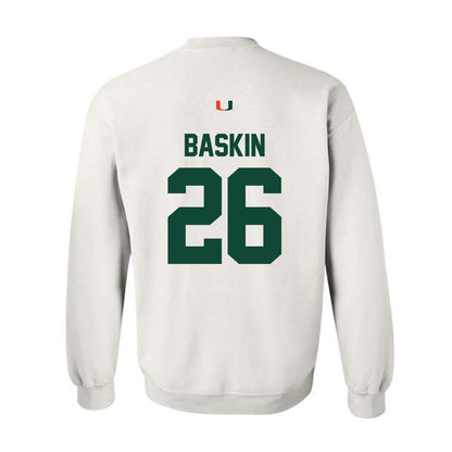 Miami - NCAA Women's Volleyball : Simone Baskin - Classic Shersey Crewneck Sweatshirt-1