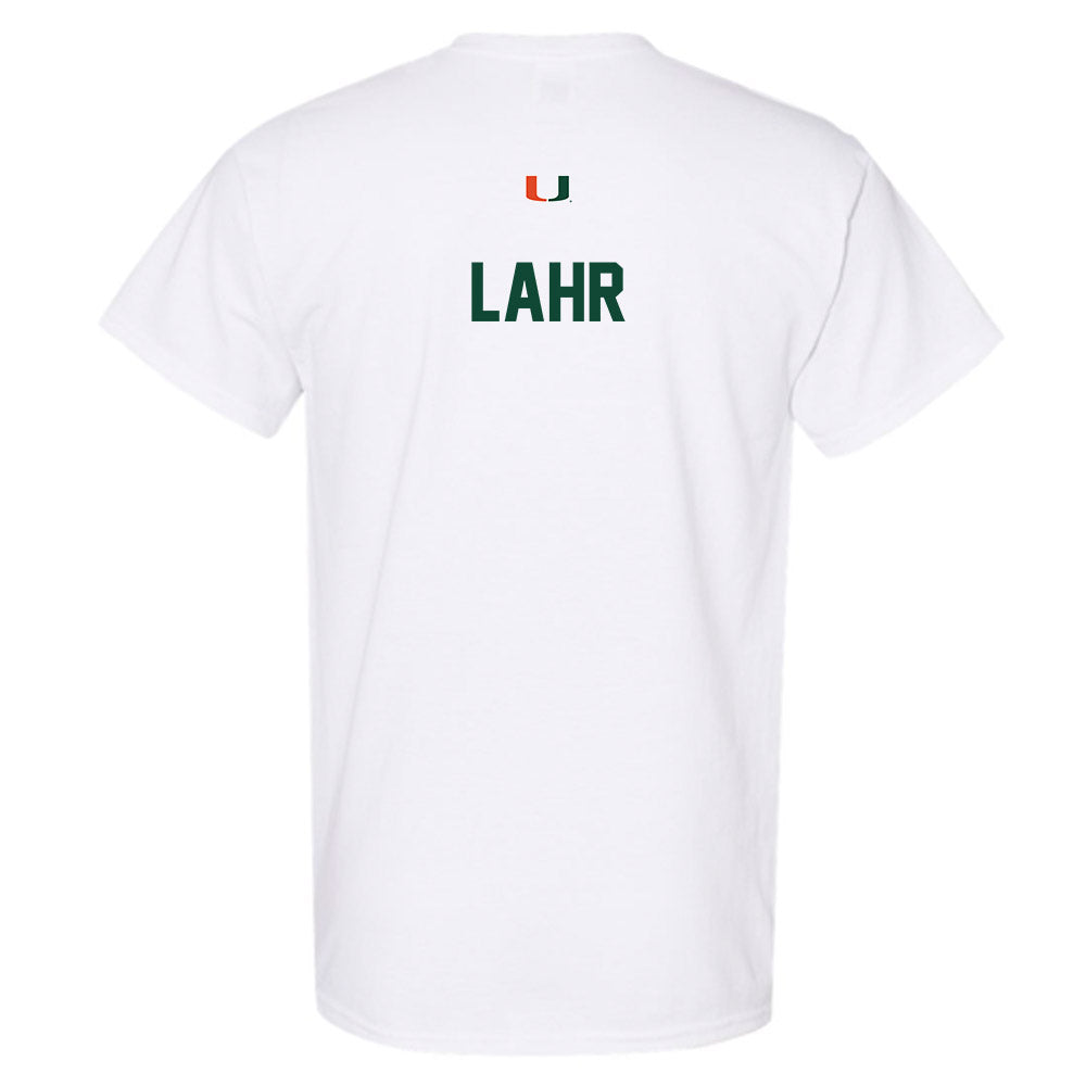 Miami - NCAA Women's Swimming & Diving : Carly Lahr - Classic Shersey T-Shirt-1