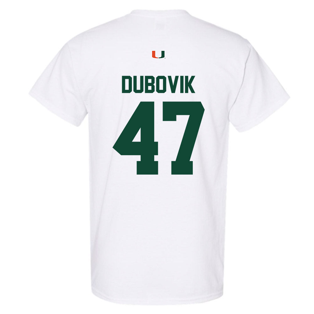 Miami - NCAA Baseball : Dylan Dubovik - Classic Shersey T-Shirt-1