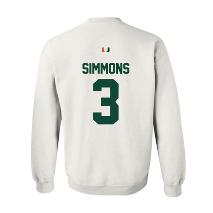 Miami - NCAA Women's Soccer : Noelle Simmons - Classic Shersey Crewneck Sweatshirt-1