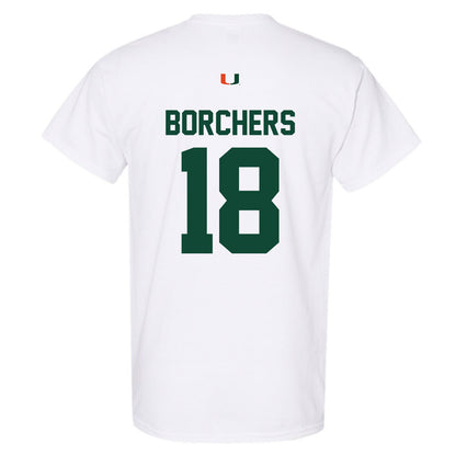Miami - NCAA Football : Joe Borchers - Classic Shersey T-Shirt-1